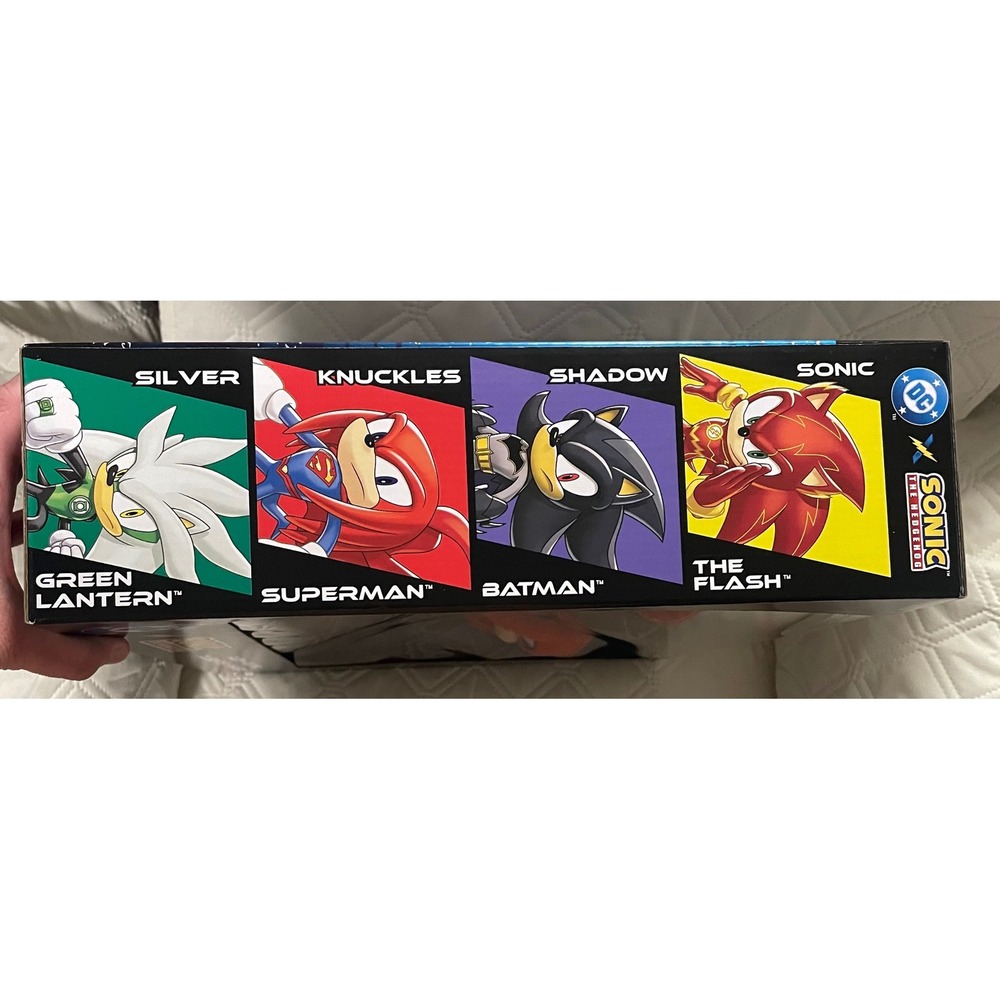 JAKKS Pacific DC x Sonic the Hedgehog 9" Plush Set o 4 NIB Wave 1 Crossover Set - Picture 5 of 6